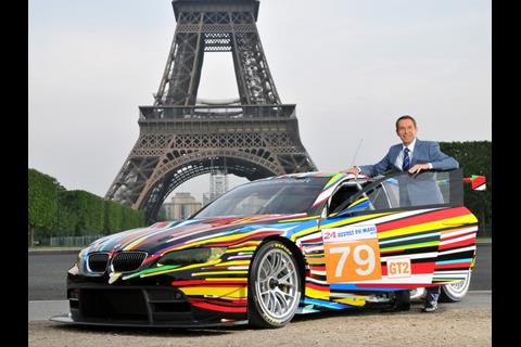 BMW Art Car - Jeff Koons in Paris